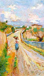 Paesaggio Con Figura by Ulvi Liegi