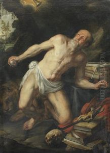Saint Jerome by Nicolas (Roose) de Liemaker