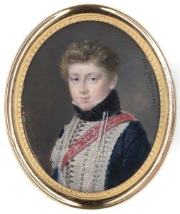 Bildnis Eines Jungen Offiziers Aus Dem Husaren-regiment "prinz Johann
