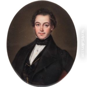 Retrato De Caballero Con Levita Negra