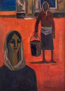 Water Bearer by Maurice Charles-Marie Liepvre