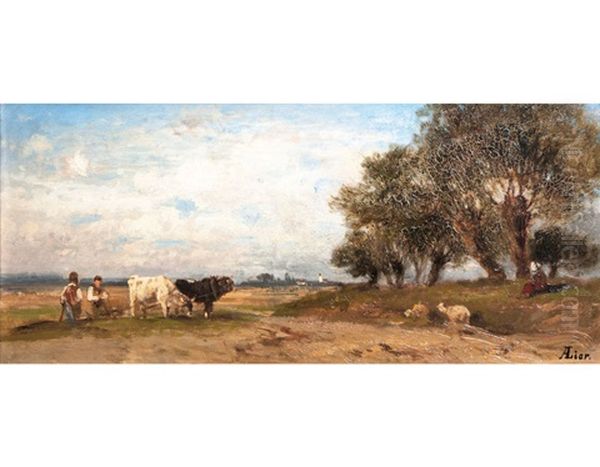 Landschaft Mit Ochsengespann - view 1