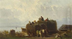 Heuernte Am Chiemsee by Adolf Heinrich Lier