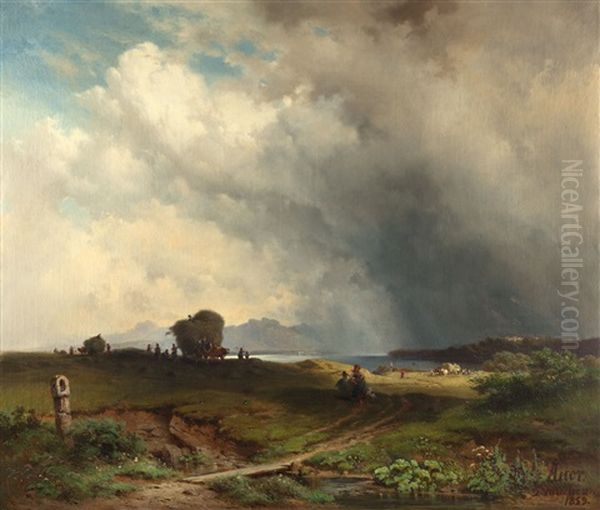 Landschaft Mit Heuernte - view 1