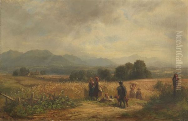 Erntetag In Oberbayern Bei Habach - view 1