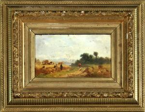 Erntezeit by Adolf Heinrich Lier