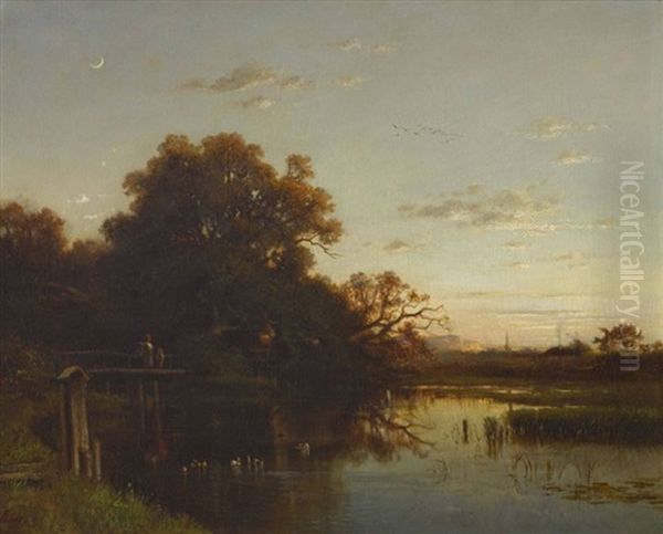 Abendstimmung Am Seeufer - view 1