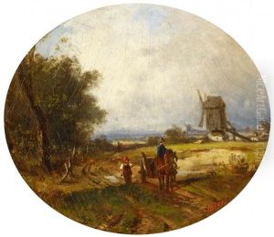 Hollandische Landschaft by Adolf Heinrich Lier