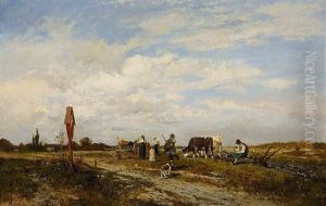 Kartoffelernte by Adolf Heinrich Lier