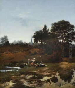 Sommermorgen by Adolf Heinrich Lier