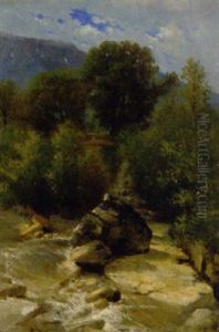 Gebirgslandschaft by Adolf Heinrich Lier