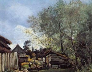 Bauernhof Holzhacker by Adolf Heinrich Lier