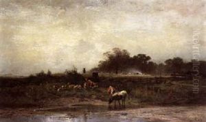 Herbstlandschaft by Adolf Heinrich Lier
