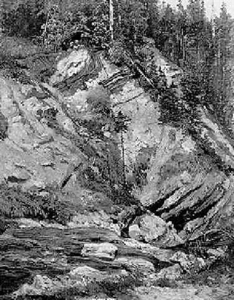 A Rocky Hillside - view 1