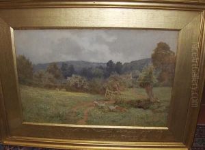 Country Landscape, Near Newton Abbott by Berenger Benger