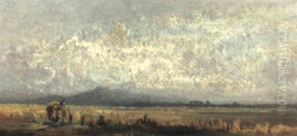 Landschaft Mit Heuwagen - view 1
