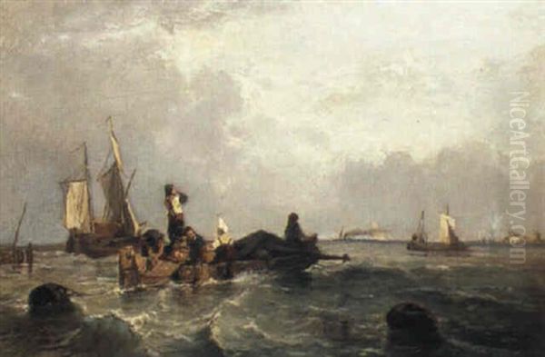 Boats At Sea - view 1