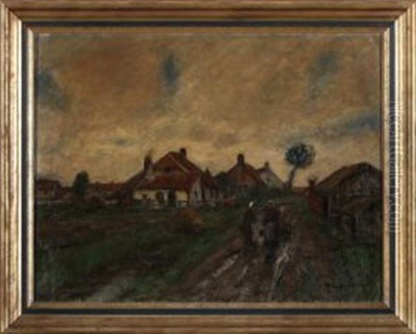 Dorfstrase Nach Dem Regen - view 1