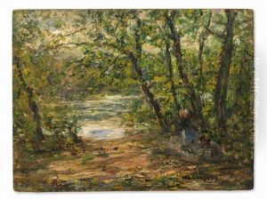 Forest Landscape by Helmuth Liesegang