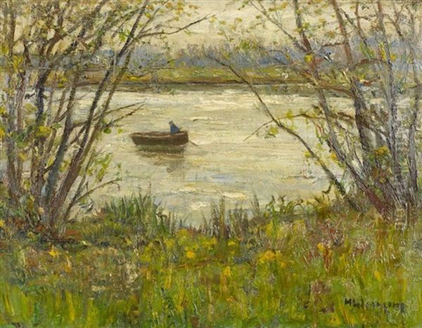 Angler Auf Einem See - view 1