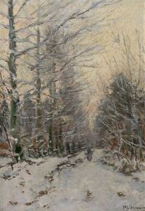 Winterwald by Helmuth Liesegang