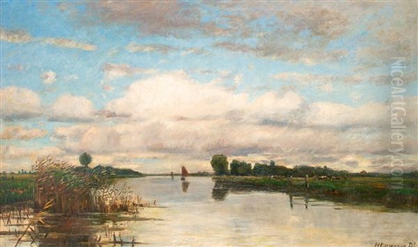 Alter Kanal Bei Emden - view 1