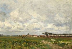 Landschaft Mit Dorf Landschaft Mit Dorf