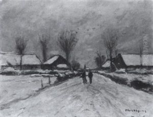 Winter Am Niederrhein by Helmuth Liesegang