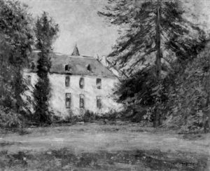 Im Park Einer Niederrheinischen Wasserburg
