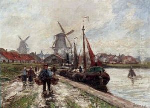 Fischerhafen In Holland by Helmuth Liesegang