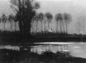 Im Morgennebel by Helmuth Liesegang