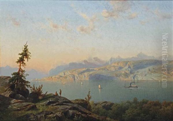 A Mountain Lake - view 1