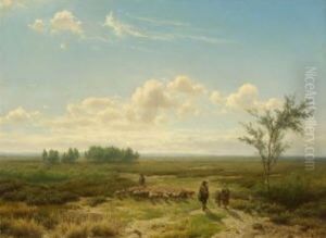 Heidelandschaft by Cornelis Lieste
