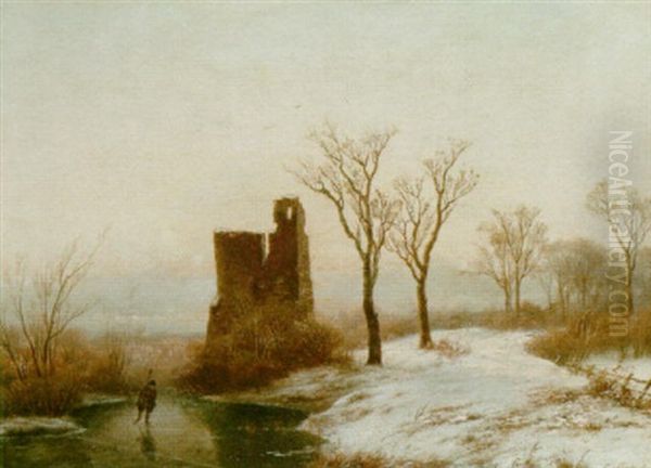 A Skater Near A Ruin - view 1