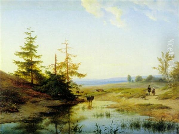 Heidegezicht Met Reizigers - view 1