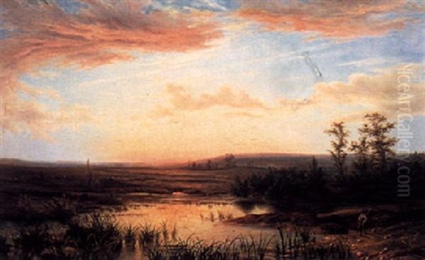 A Hunter At Sunset - view 1