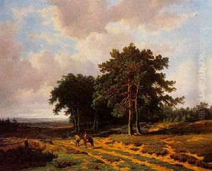 Travellers On The Edge Of A Forest