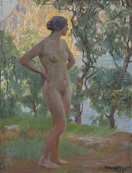 Stehender Weiblicher Akt - view 1