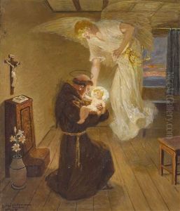 Hl. Antonius Mit Kind Und Engel by Hans Lietzmann