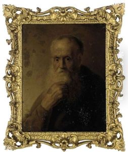 Portrait Of An Old Man In A Brown Coat by Jan Andreas Lievens the Younger