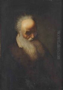 A Tronie Of A Bearded, Old Man by Jan Lievens