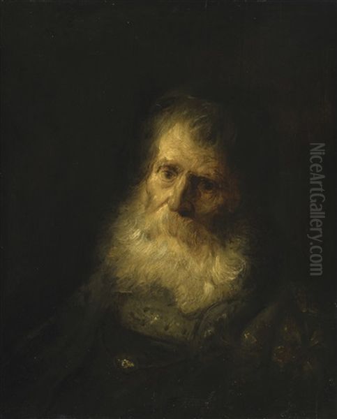 A Tronie: The Head And Shoulders Of An Old Bearded Man - view 1