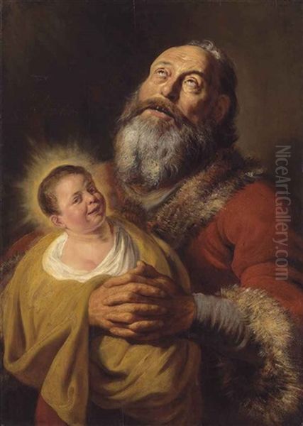 Saint Simon With The Christ Child - view 1