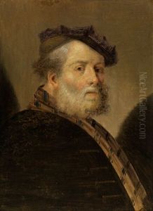 Halbbildnis Eines Mannes by Jan Lievens