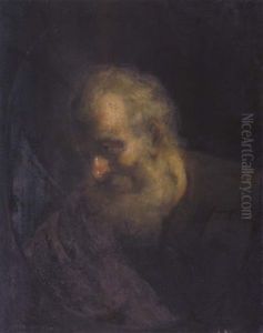 Bildnis Eines Bartigen Mannes by Jan Lievens