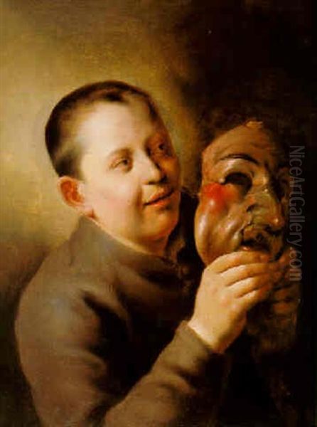 A Boy With A Mask - view 1