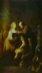 Cutting Sampson's Locks by Jan Lievens