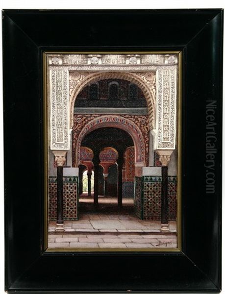 El Patio Del Alcazar De Sevilla - view 1
