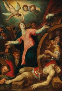 The Martyrdom Of Saint Catherine by Pietro De Lignis