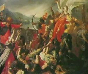 The Rape Of Helen by Pietro De Lignis